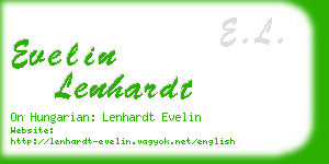 evelin lenhardt business card